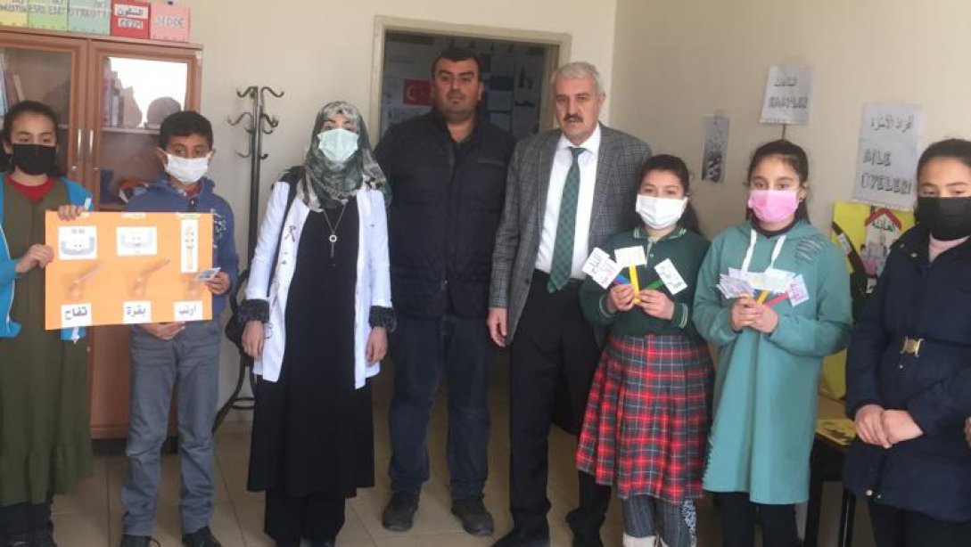 İlçe Milli Eğitim Müdürümüz Resul ACAR'ın Askerhan Ortaokulu ve Yeni Açılan Arapça Sınıfını Ziyareti