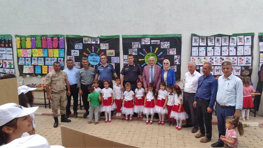 Yeşiltepe İlkokulu Anasınıfı Öğrencilerinin Yaptığı Çalışmalar Sergilendi