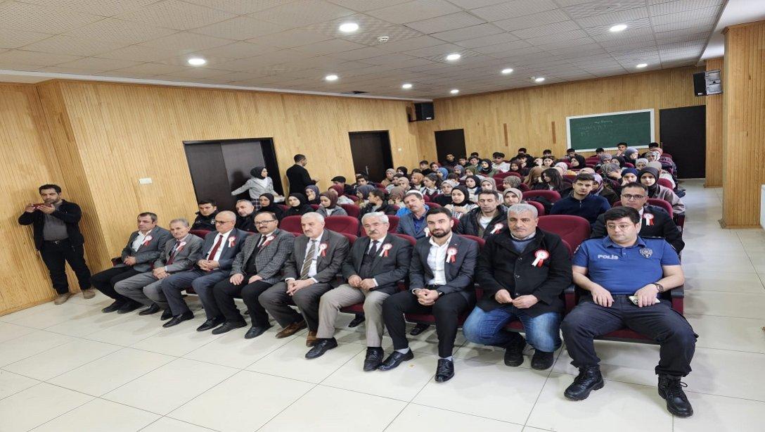 12 Mart İstiklal Marşımızın Kabulünün 103. Yılı ve Mehmet Akif Ersoy'u Anma Programı